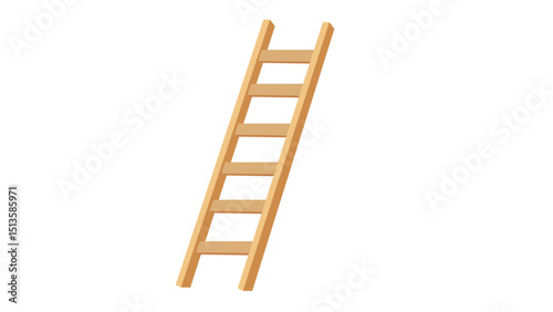 Wooden Ladder Tool Icon
