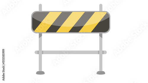 Road Construction Barrier Icon