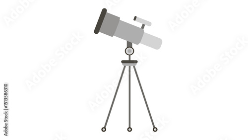 Astronomical Refractor Telescope Icon