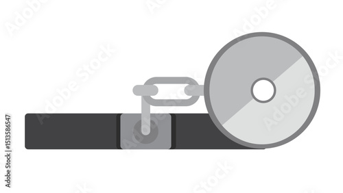 Head Mirror Medical Examination Tool Icon