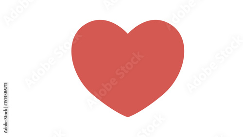 Red Human Heart Symbol Icon