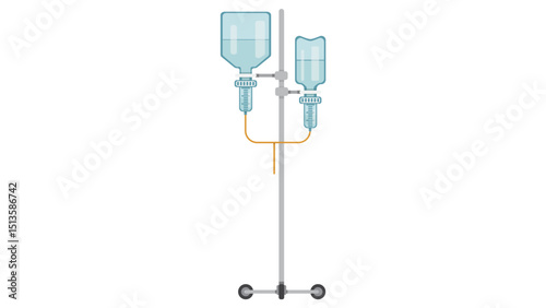 Medical IV Drip Stand Icon