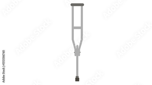 Adjustable Mobility Crutch Icon