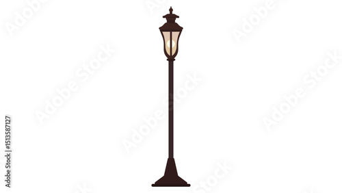 Vintage Street Lamp Icon