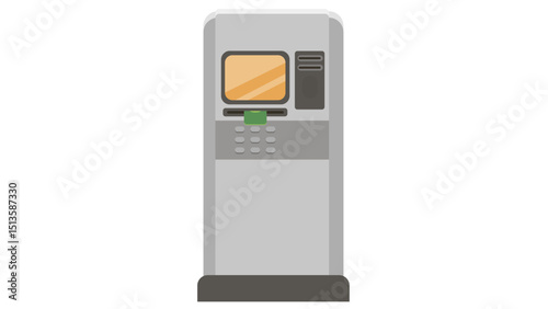 Modern ATM Banking Machine Icon