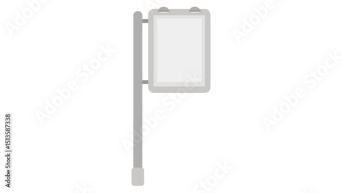 Vertical Outdoor Billboard Sign Icon