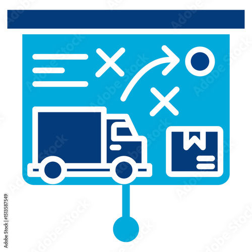 Delivery Strategy  Icon