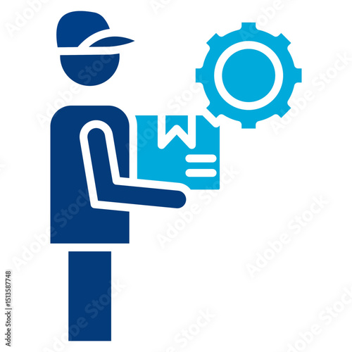 Delivery Worker Icon