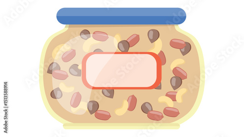 Mixed Nut Jar Icon