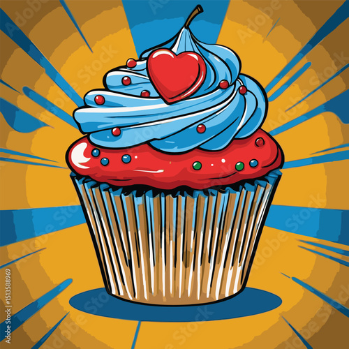 cup cake vector for design needs