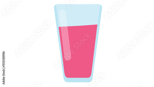 Tall Glass of Watermelon Juice Icon
