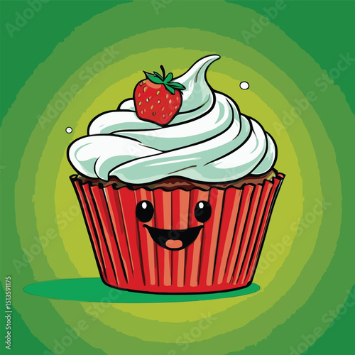 cup cake vector for design needs