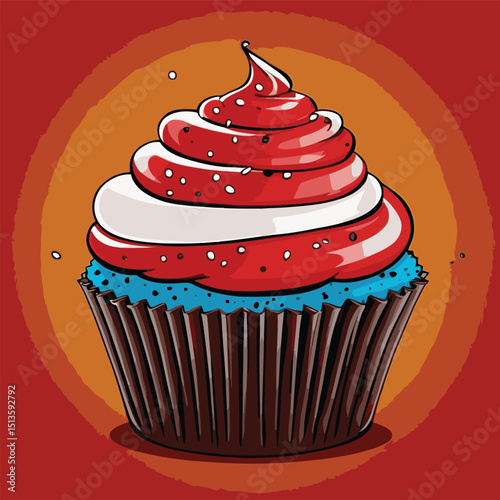 cup cake vector for design needs