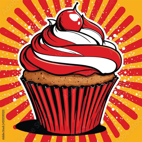 cup cake vector for design needs