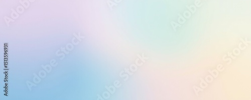 a gradient background transitioning through pastel dreamscape tones of baby blue, soft lavender, pale mint, and creamy white with a smooth and visually appealing blend.