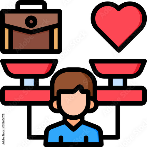 Work-Life Balance Icon