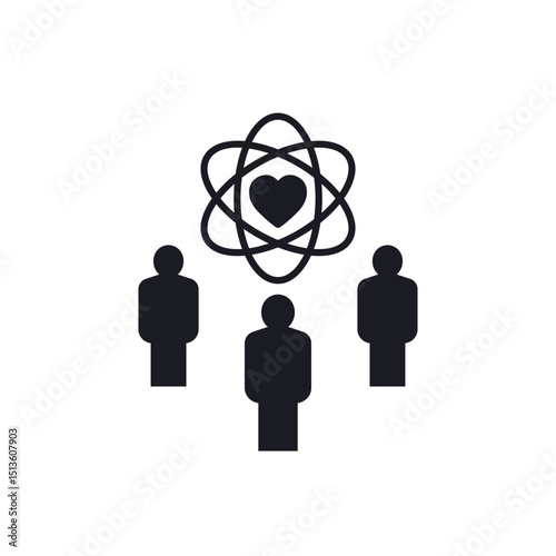 core values icon with people
