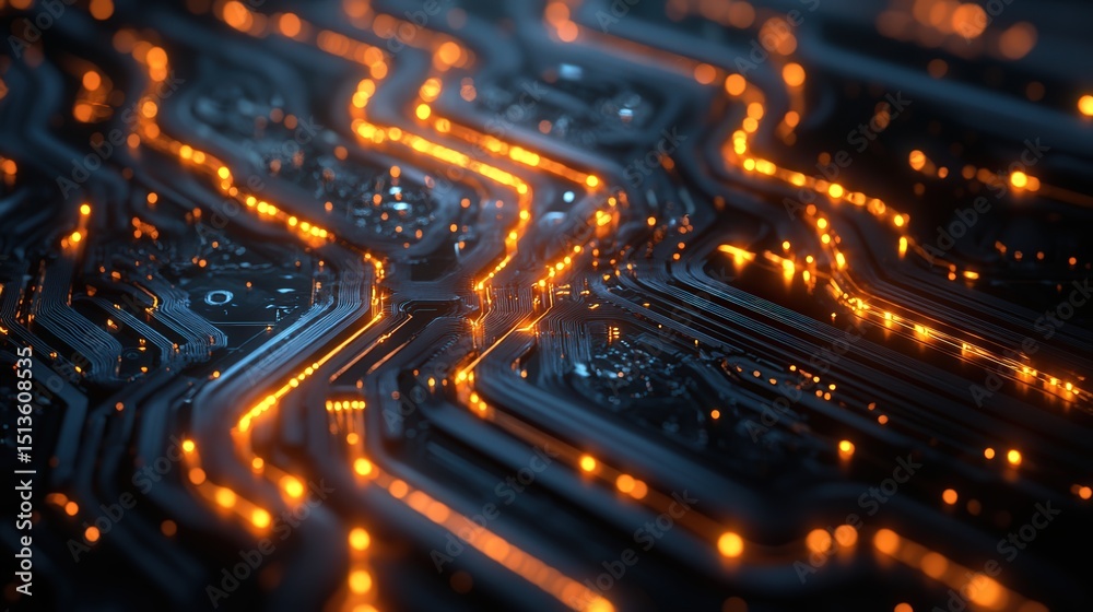 a circuit board whose intricate pathways are shaped like a human brain, symbolizing the integration of artificial intelligence with neural science. a circuit board whose intricate pathways are shaped like a human brain, symbolizing the integration of artificial intelligence with neural science.