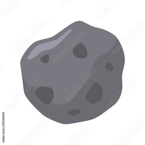 A rough meteorite that fell from space.