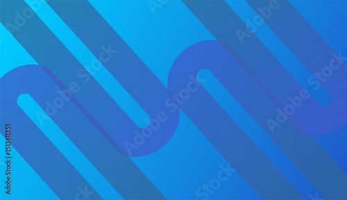 Blue gradient background with diagonal wavy shape