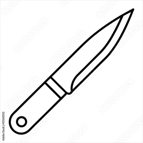 Line art of a utility knife.