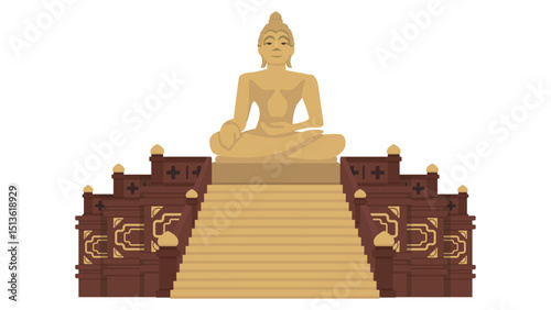 buddha statue in the temple