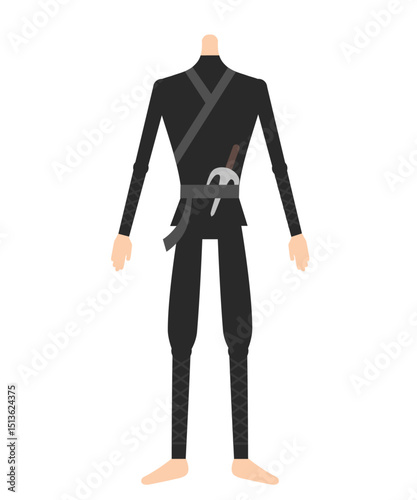 mannequin dressed in black and white