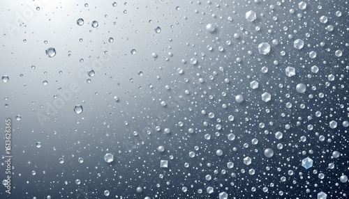 a diamond dust gradient background blending a deep gray into a shimmering silver, then to a soft blue, and concluding with a glowing white, with a seamless and sparkling flow.