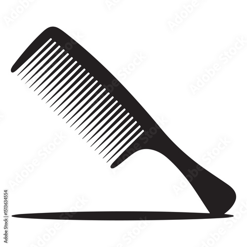 Elegant and Clean Hair Comb Vector Illustrations  Includes Fine-Tooth, Wide-Tooth, and Handle Combs in Editable Black Silhouette Format for Print, Digital,  Barbershop, and Packaging Use . Thank You .