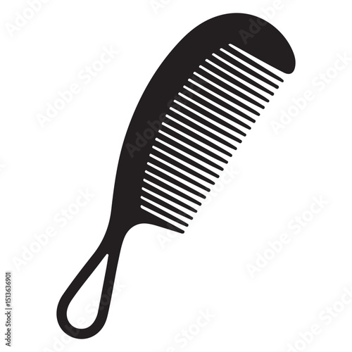 Elegant and Clean Hair Comb Vector Illustrations  Includes Fine-Tooth, Wide-Tooth, and Handle Combs in Editable Black Silhouette Format for Print, Digital,  Barbershop, and Packaging Use . Thank You .