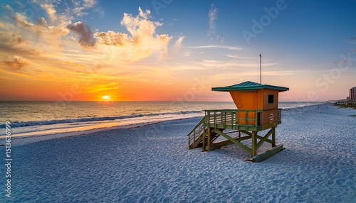 destin beach pensacola beach beach florida beach sunset emerald beaches sugar sand lifeguard post panhandle tropics paradise sunset