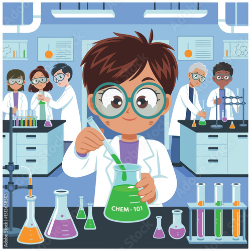 chemical test in the laboratory 7.eps