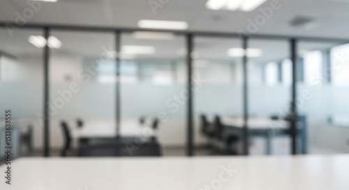 Bright, minimalist office blur with soft natural light. Clean backdrop for product mockups & digital overlays.