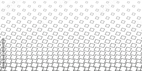 Ecru gradient with texture of square sprinkles. white background, modern square sprinkles vector design, paper texture.
