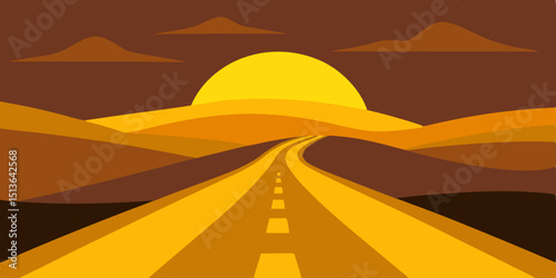 road in the desert