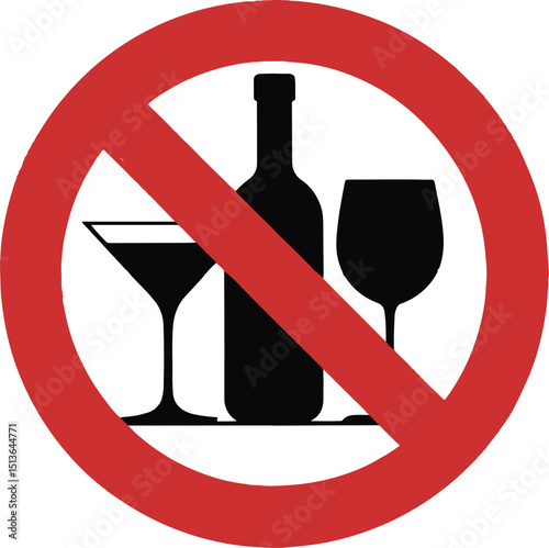 Do not drink alcohol in this area
