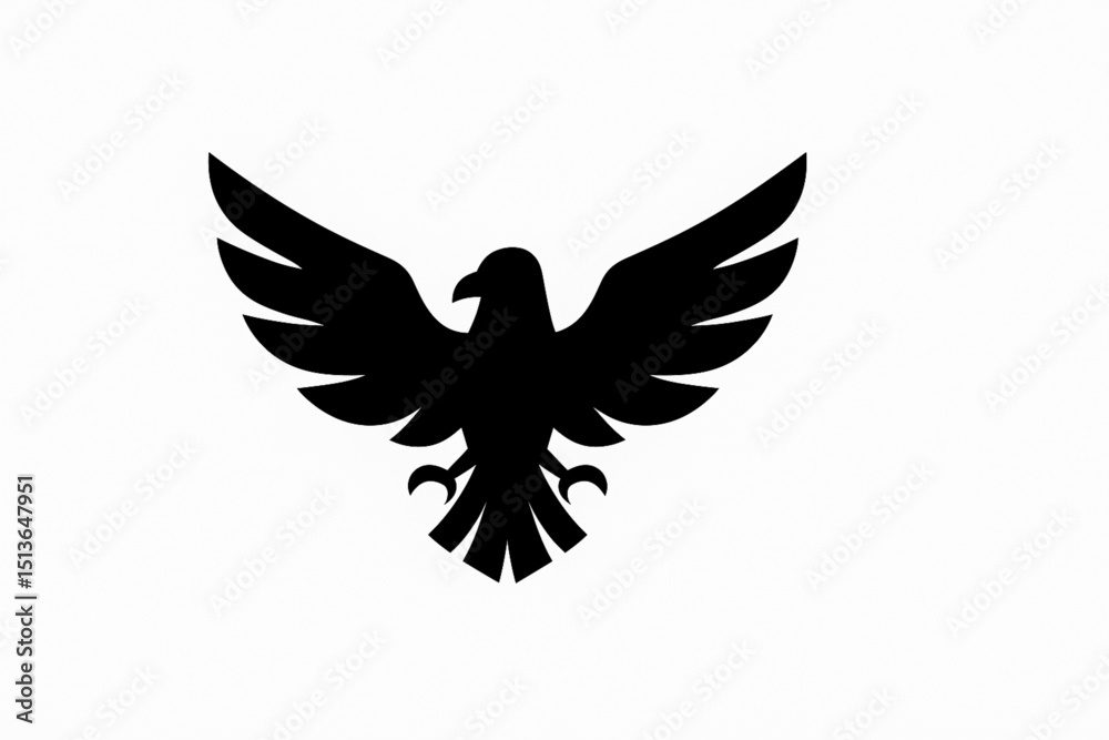 Obraz premium eagle with wings vector