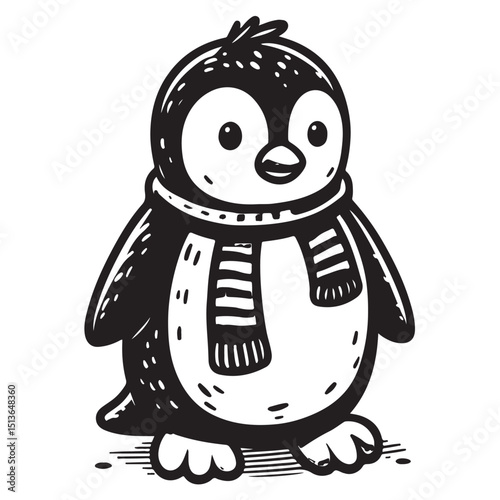 Penguin image vector