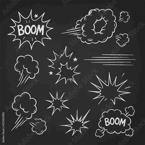 Dynamic Comic Book Explosion Effects Boom, Pow, & More!