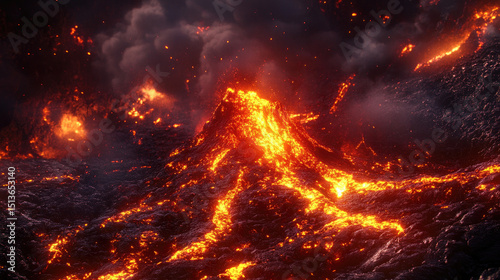 fire in the forest
