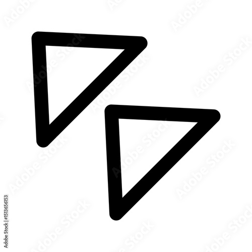 Top left arrow icon. Great for wayfinding or upward navigation.