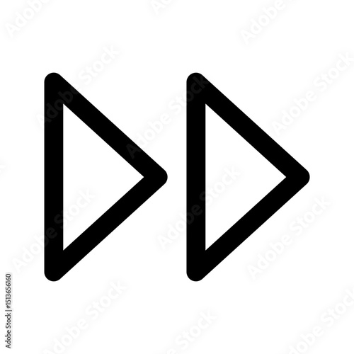 Right arrow icon. Perfect for directional or wayfinding signs.