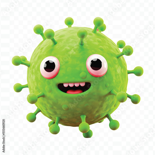 green alien monster