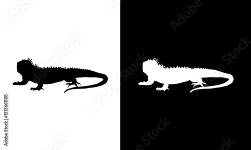 iguana silhouette.eps