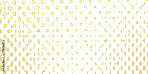 Ecru gradient with texture of square sprinkles. white background, modern square sprinkles vector design, paper texture.