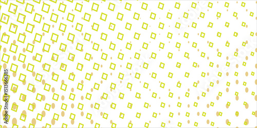 Ecru gradient with texture of square sprinkles. white background, modern square sprinkles vector design, paper texture.