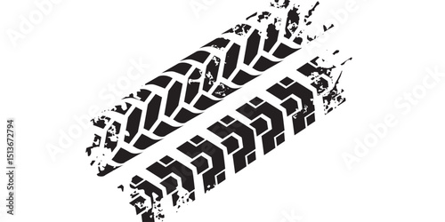 wheel tire tracks background design,vector ilustration