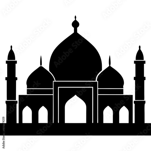 vector illustration of a mosque  