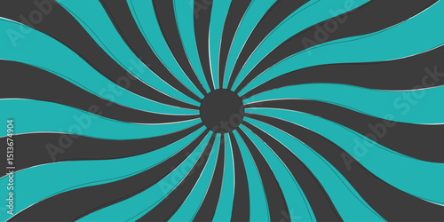 dark green Color Starburst and Sunburst abstract background.Abstract Vintage sunrays swirl backdrop line. Vibrant Radial Rays geometric swirl pattern. Funky ray elements, circle motifs.
