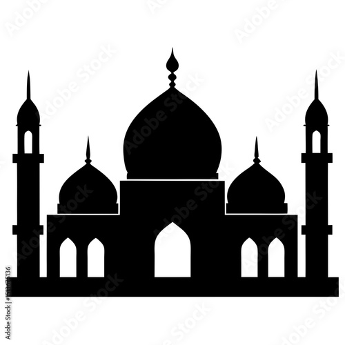 vector illustration of a mosque  